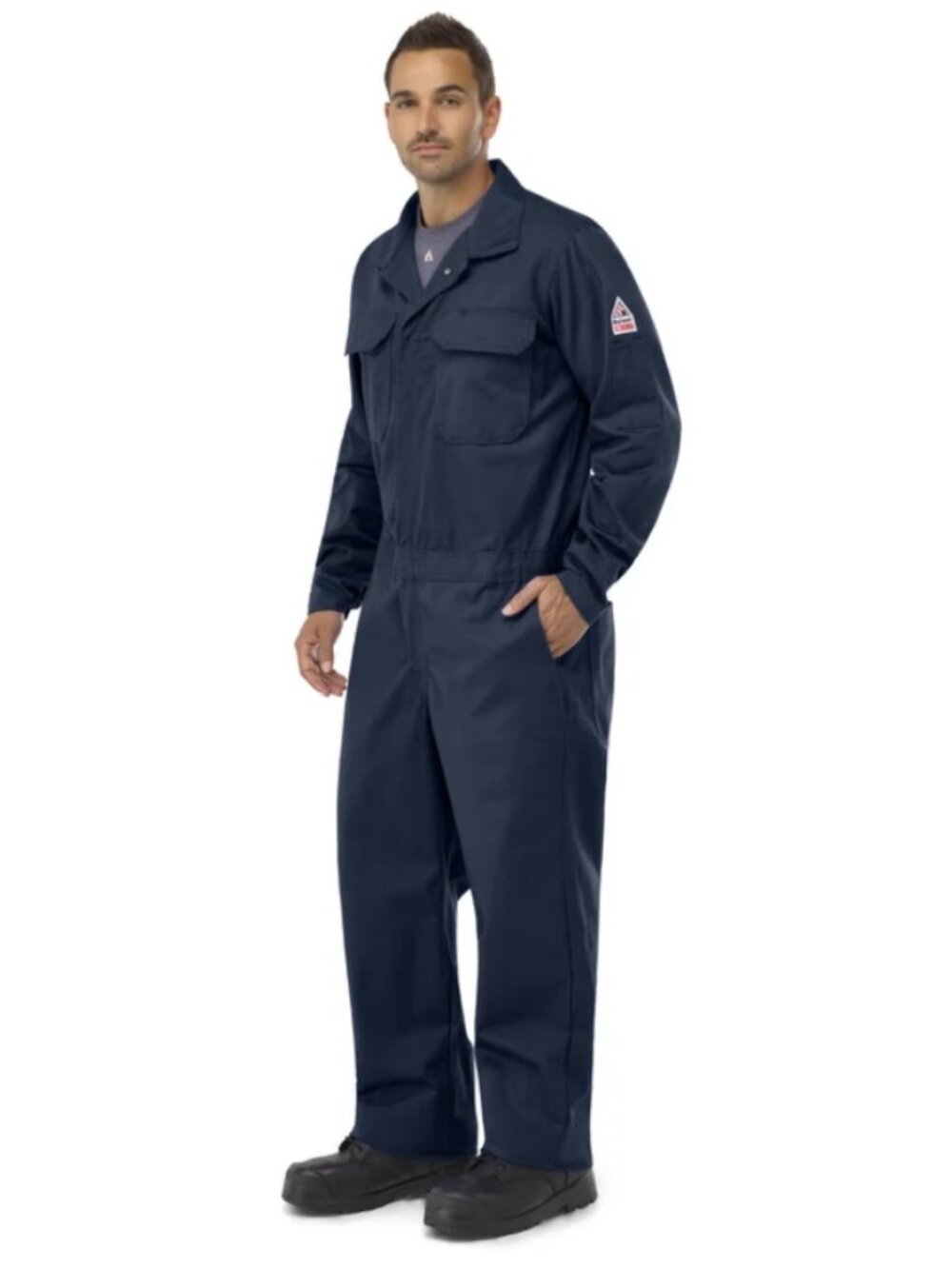 Bulwark Excel FR Lightweight Comforttouch Premium Coveralls Navy Size 48R XL